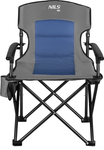 Składane krzesło kempingowe NILS Camp niebieskie