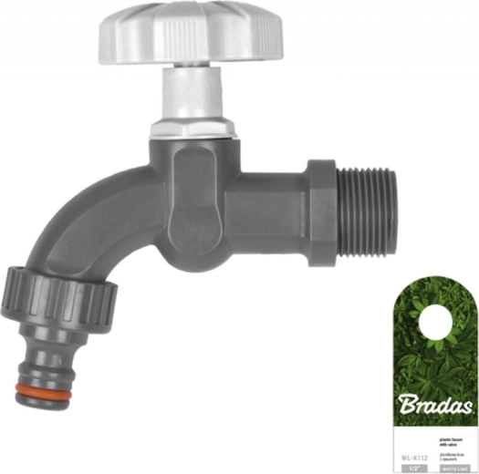 Kran 1/2" z wewnętrznym gwintem do szybkozłączki White Line