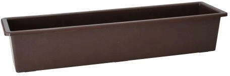 Samonawadniająca donica podłużna Salvia 60 cm brązowa
