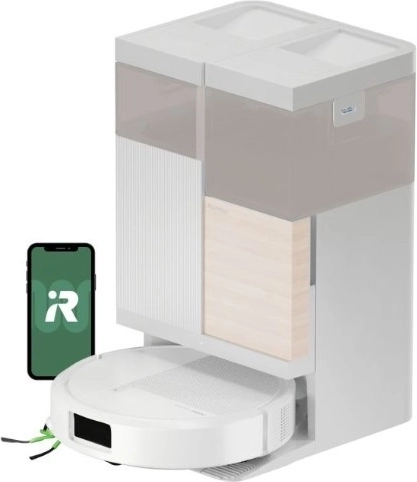 Robot odkurzający iRobot Roomba Plus 575 Combo ze stacją dokującą AutoWash, biały
