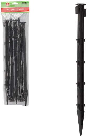 Zestaw plastikowych kołków kotwiących 36 cm (5 szt.)