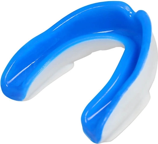 Ochraniacz zębów DBX Bushido biało‑niebieski