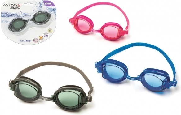 Dziecięce okulary pływackie HYDRO SWIM BESTWAY dla dzieci 7–14 lat z filtrem UV