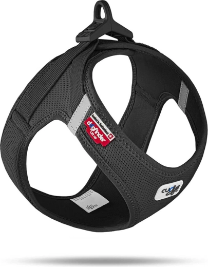 Szelki dla psów Curli Air-Mesh z klamrą czarne 3XS (1,5–3 kg)