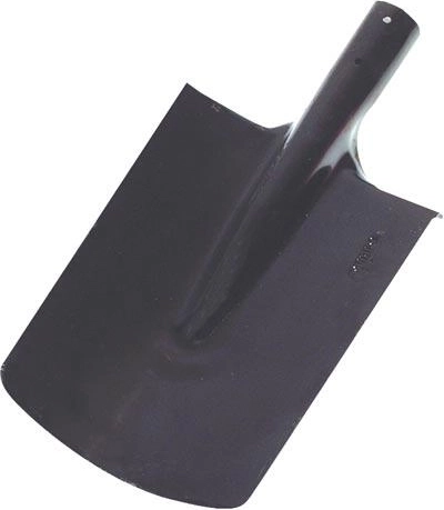 Szpadel prostokątny bez trzonka, czarny