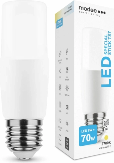 Żarówka LED Modee Special Stick T37 E27 9 W ciepła biel 650 lm