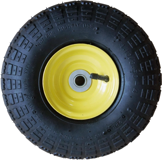 Nadmuchiwane koło do wózków, średnica 260 mm, oś 16 mm