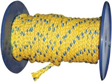 Pleciona lina polipropylenowa bez rdzenia 8 mm, kolorowa, 15 m