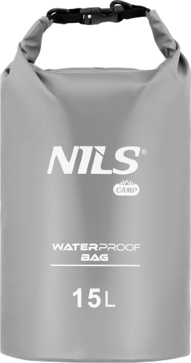 Wodoodporny worek NILS Camp 15 l szary