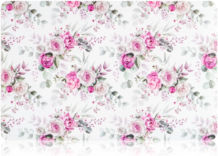 Plastowa podkładka Roses 43 × 28 cm