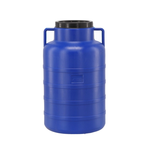 Plastowy pojemnik fermentacyjny 60 l z pokrywą i uchwytami z HDPE