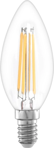 Żarówka LED filamentowa świeczkowa Retlux E14 5 W, ciepła biel