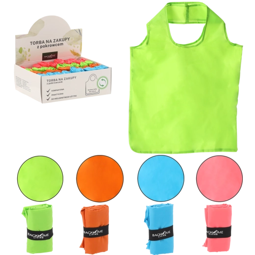 Torba zakupowa z polipropylenu 46 × 43 cm, mix kolorów