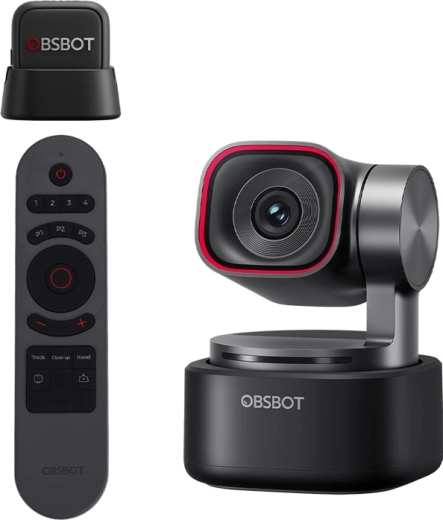 Kamera internetowa OBSBOT Tiny 3 MIC Combo z pilotem i bezprzewodowym mikrofonem