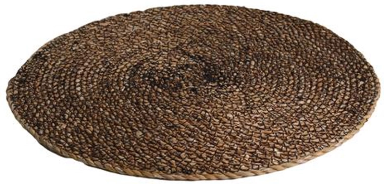 Pikowane okrągłe podkładki z trawy morskiej 38 cm