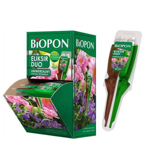 Biopon Eliksir Duo uniwersalny dwuskładnikowy płynny nawóz 35 ml