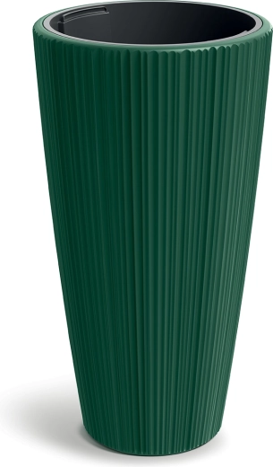 Donica ORO 39 cm ciemnozielona z wyjmowaną wkładką