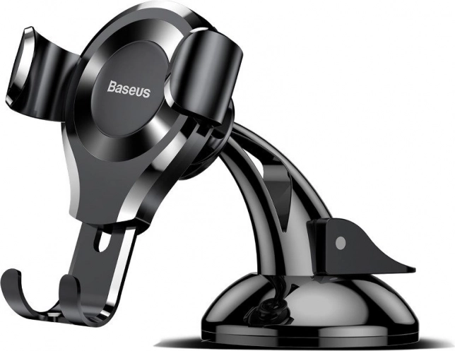 Grawitacyjny uchwyt telefonu do auta BASEUS Osculum, czarny