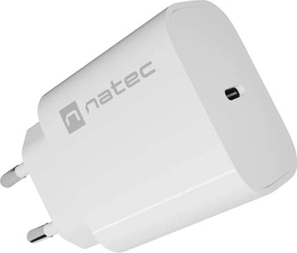 Natec Ribera ładowarka sieciowa USB‑C 20 W biała