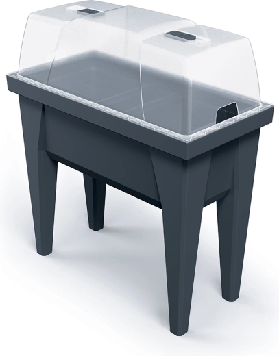 Rozsadnik z poliwęglanową pokrywą 79 cm, antracyt