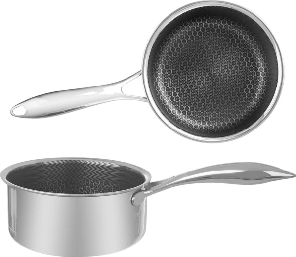 Nierdzewny rondel COOKCELL 16 cm, 1,5 l
