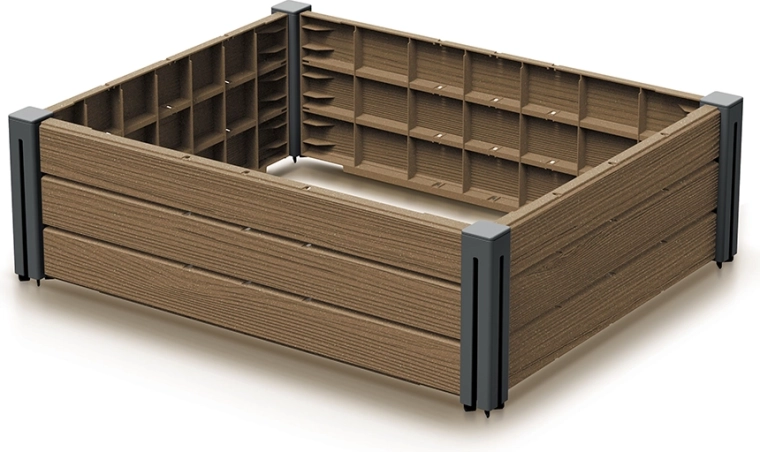Podwyższona grządka ogrodowa z plastiku Naturo ECO 75,6 cm BASE PLANT