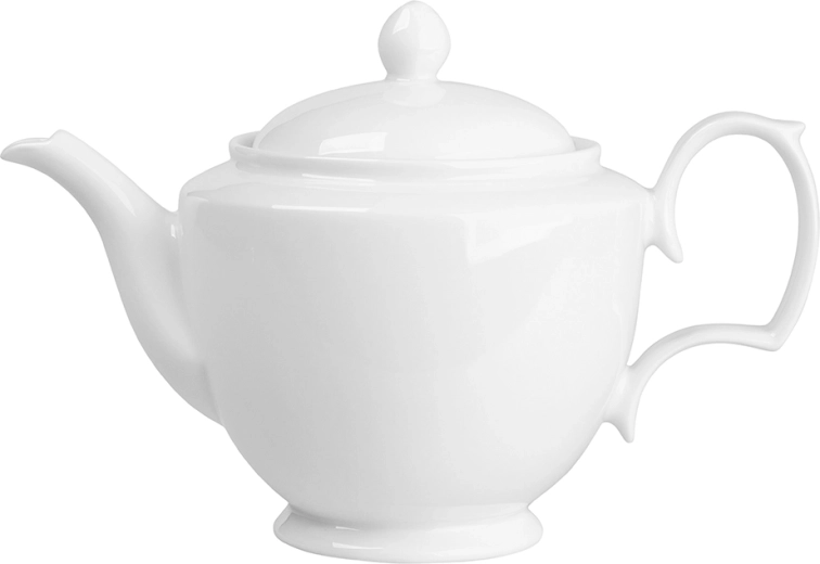 MariaPaula Klasyka biała porcelanowa dzbanek do herbaty 1,2 l