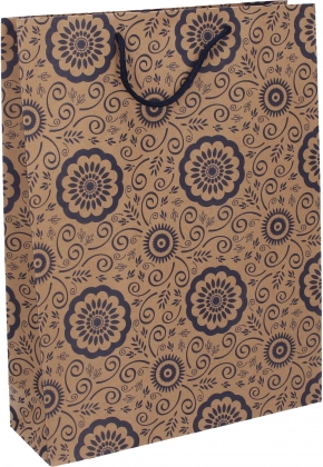 Torba prezentowa kraft L 27,5 × 36,5 × 9 cm