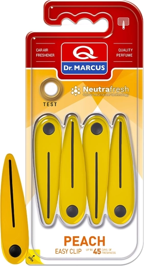 Dr. Marcus Easy Clip Peach odświeżacz powietrza do samochodu