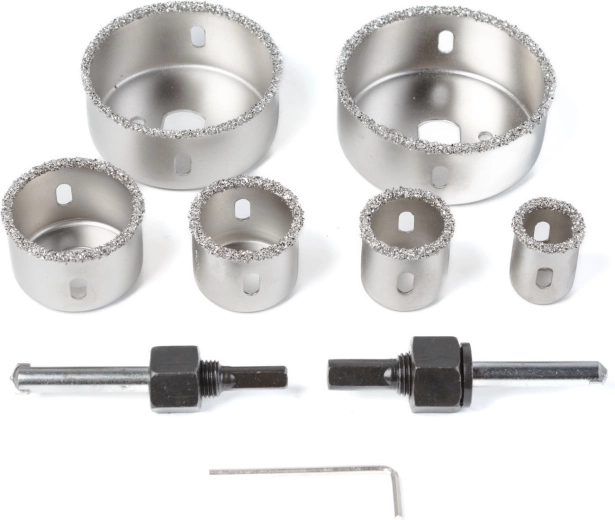 Zestaw otwornic z węglikiem spiekanym 22–73 mm