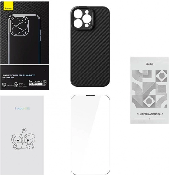 Baseus magnetyczne etui do iPhone 14 Pro czarne