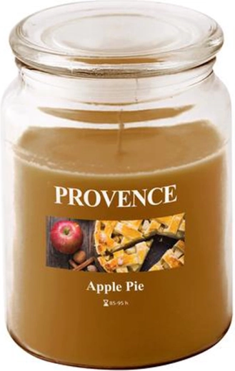 Świeca zapachowa w szkle PROVENCE szarlotka 95 godzin