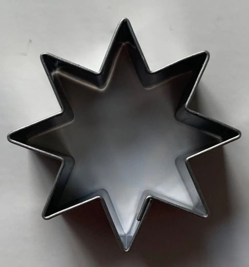 Wykrawacz do ciastek gwiazda, 8-ramienna, 40 mm, nierdzewny