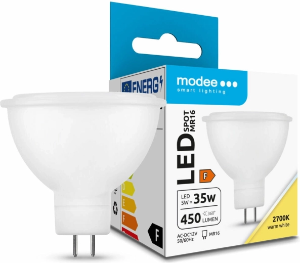 Żarówka LED Modee Lighting GU5.3 MR16 5 W ciepła biel 2700 K, 450 lm, 100°