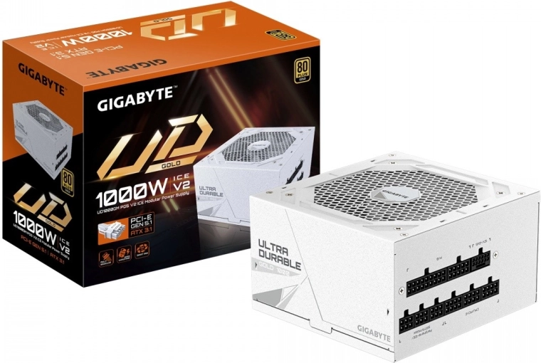 Modułowy zasilacz 1000 W 80+ Gold ATX 3.1 z kablem 16‑pin PCIe Gen 5.1