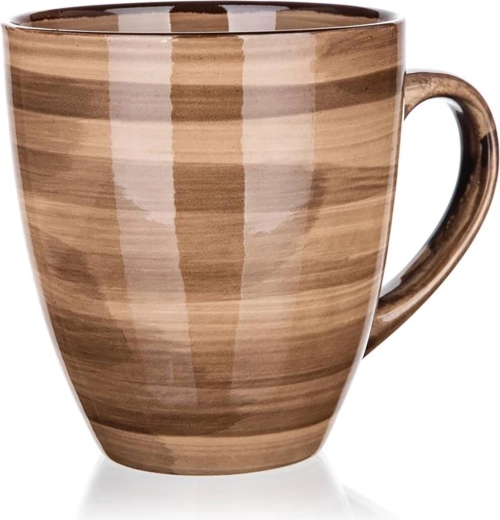 Ceramiczny kubek 400 ml Palas brązowy