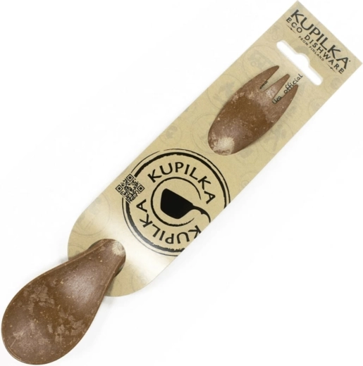 Kupilka spork 20,5 cm brązowy – widelec i łyżka w jednym