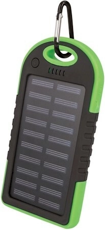 Setty solarny powerbank 5000 mAh zielony