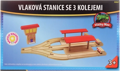 Max pociągi – stacja kolejowa z 3 torami