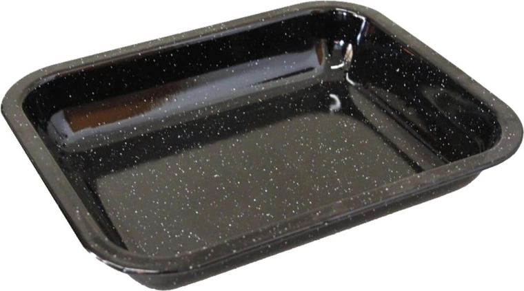 Emaliowana blacha do pieczenia 29 × 23 × 5 cm