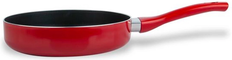 Głęboka patelnia KITCHISIMO Rosso 24 cm z nieprzywierającą powłoką
