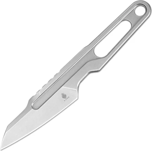 Kizer Cobbler pełnometalowy nóż 7,4 cm z wykończeniem stonewash i pochewką Kydex