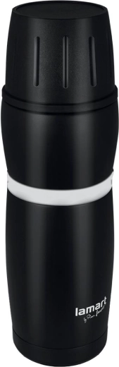 Nierdzewny termos Lamart Cup 480 ml czarny