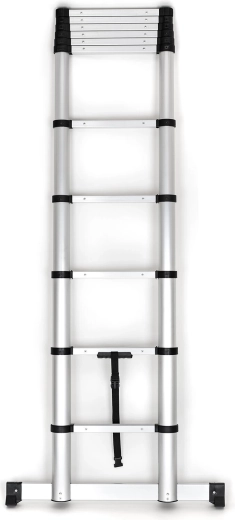 Teleskopowa drabina 3,2 m, aluminiowa, udźwig 150 kg