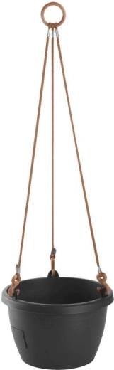 Samonawadniająca donica wisząca MARINA 25, antracytowa