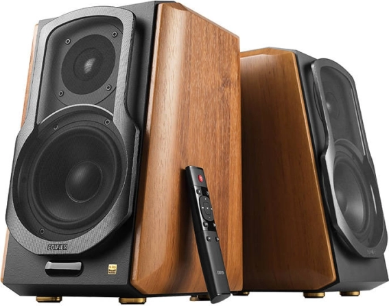 Zestaw głośnikowy 2.0 EDIFIER S1000MKII – drewniane aktywne głośniki półkowe