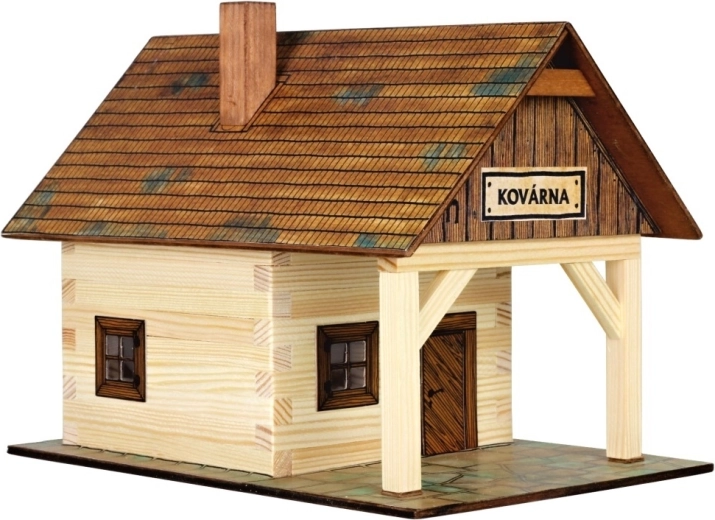 Walachia drewniany zestaw konstrukcyjny do sklejania Kuźnia