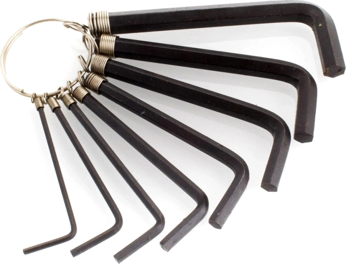 Zestaw kluczy imbusowych 1,5–6 mm, 8 szt.