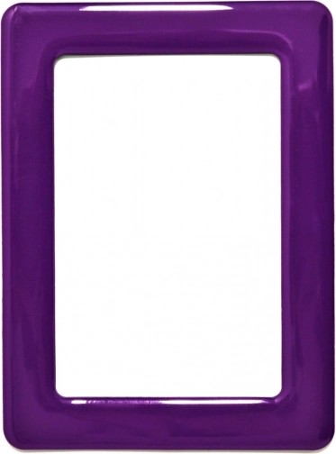 Magnetyczna samoprzylepna ramka o wymiarach 13,0×8,1 cm – fioletowa