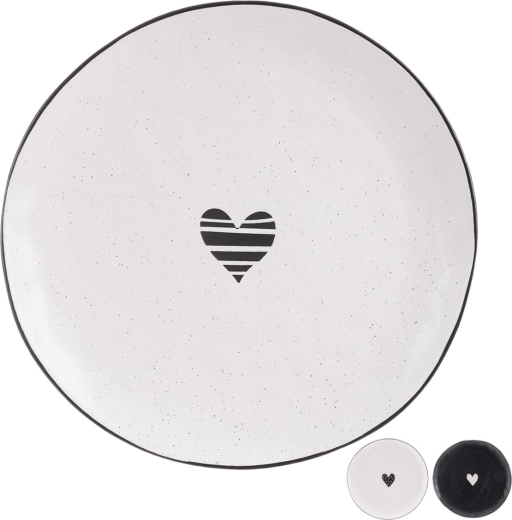 Kamionkowy talerz obiadowy 27,5 cm – mix dekorów